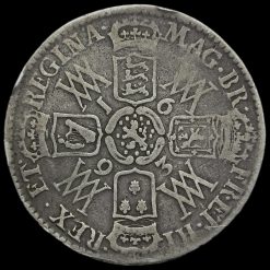 1693 William and Mary Early Milled Silver Half Crown Reverse
