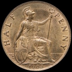 1903 Edward VII Halfpenny Reverse
