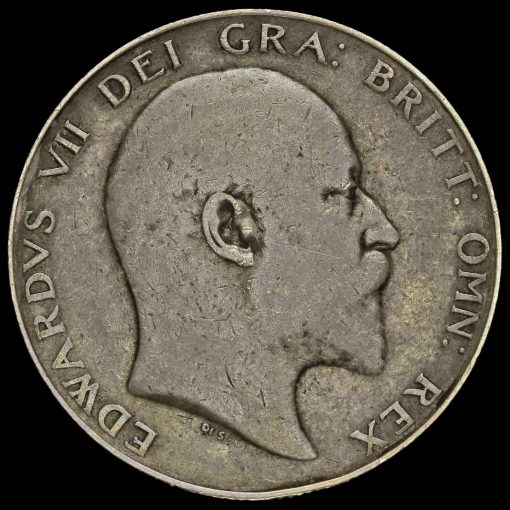 1904 Edward VII Silver Half Crown Obverse