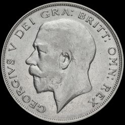 1925 George V Silver Half Crown Obverse