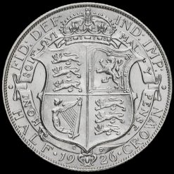 1926 George V Silver Half Crown Reverse