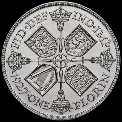 1927 George V Silver Proof Florin Reverse
