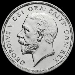 1927 George V Silver Proof Wreath Crown Obverse