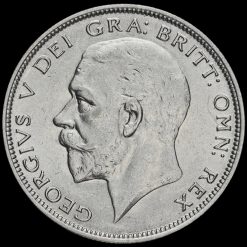 1931 George V Silver Half Crown Obverse