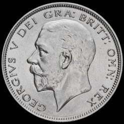 1931 George V Silver Half Crown Obverse