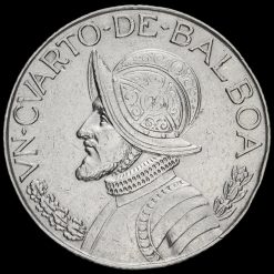 Panama 1962 Silver 1/4 Balboa Reverse