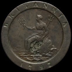 1797 George III Cartwheel Twopence Reverse