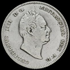 1836 William IV Milled Silver Fourpence / Groat Obverse