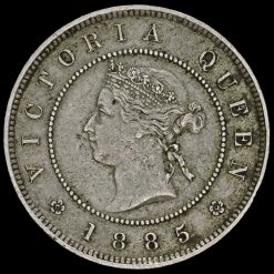 Jamaica 1885 Queen Victoria Farthing Obverse