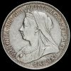 1896 Queen Victoria Veiled Head Silver Shilling Obverse