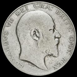 1904 Edward VII Silver Half Crown Obverse
