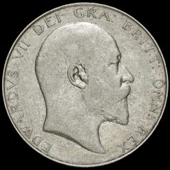 1908 Edward VII Silver Half Crown Obverse