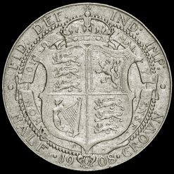 1908 Edward VII Silver Half Crown Reverse