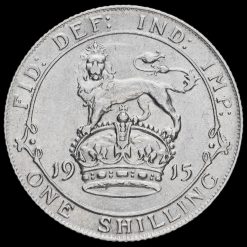 1915 George V Silver Shilling Reverse