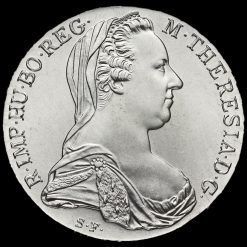 1780 Austria Maria Theresa Silver Thaler Obverse