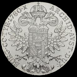 1780 Austria Maria Theresa Silver Thaler Reverse