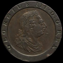1797 George III Cartwheel Twopence Obverse