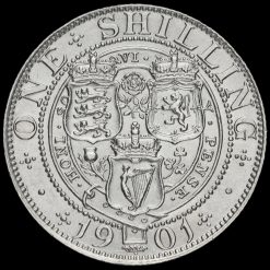 1901 Queen Victoria Veiled Head Silver Shilling Reverse