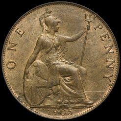 1905 Edward VII Penny Reverse