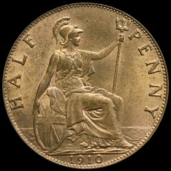 1910 Edward VII Halfpenny Reverse