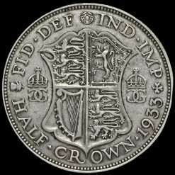 1933 George V Silver Half Crown Reverse