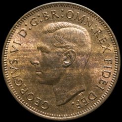 1951 George VI Halfpenny Obverse