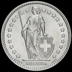Switzerland 1956 Silver 1 Franc Obverse