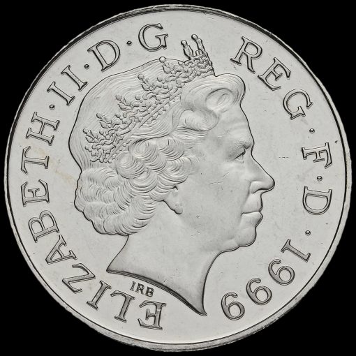 1999 Elizabeth II In memory of Diana, Princess of Wales £5 Coin Obverse