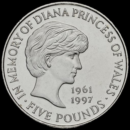 1999 Elizabeth II In memory of Diana, Princess of Wales £5 Coin Reverse