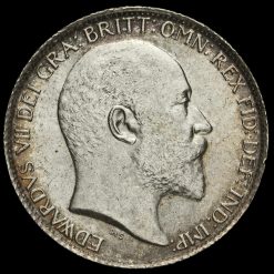 1905 Edward VII Silver Sixpence Obverse