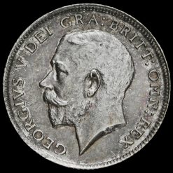 1911 George V Silver Sixpence Reverse