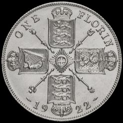 1922 George V Silver Florin Reverse