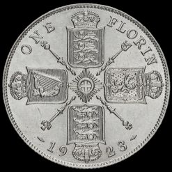 1923 George V Silver Florin Reverse