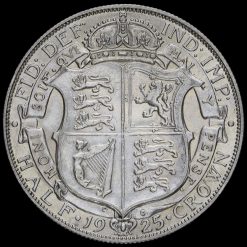 1925 George V Silver Half Crown Reverse