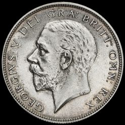 1927 George V Silver Proof Half Crown Obverse