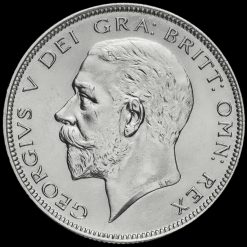 1935 George V Silver Half Crown Obverse