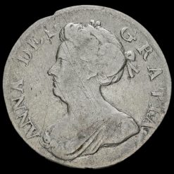 1706 Queen Anne Early Milled Silver Maundy Fourpence Obverse