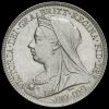 1894 Queen Victoria Veiled Head Silver Sixpence Obverse
