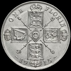 1915 George V Silver Florin Reverse