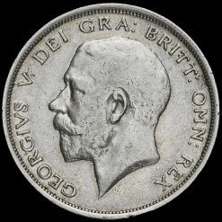 1915 George V Silver Half Crown Obverse