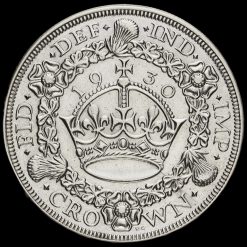 1930 George V Silver Wreath Crown Reverse