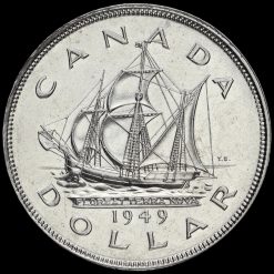 Canada 1949 George VI Silver Dollar Reverse
