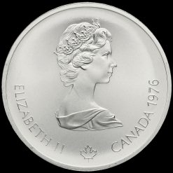 Canada 1976 .925 Silver 10 Dollars, Montreal Olympics, Olympic Velodrome Reverse