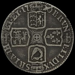 1720 George I Early Milled Silver Shilling Reverse