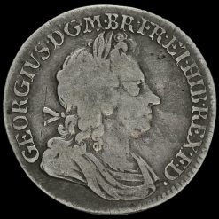 1720 George I Early Milled Silver Shilling Obverse