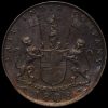 British India 1808 10 Cash Coin Obverse