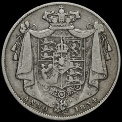 1834 William IV Milled Silver Half Crown Reverse