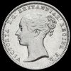 1842 Queen Victoria Young Head Silver Fourpence / Groat Obverse