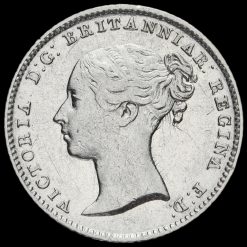 1842 Queen Victoria Young Head Silver Fourpence / Groat Obverse