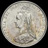 1887 Queen Victoria Jubilee Head Silver Threepence Obverse